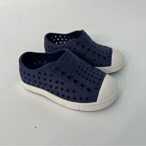 Native C4 Jefferson baby Navy Blue Shell White 0387 water shoe waterproof